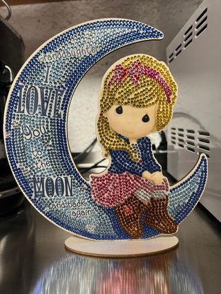 Decorazione Diamond Painting Luna Bimba