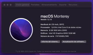 MacBook Air 2017 128GB Plata