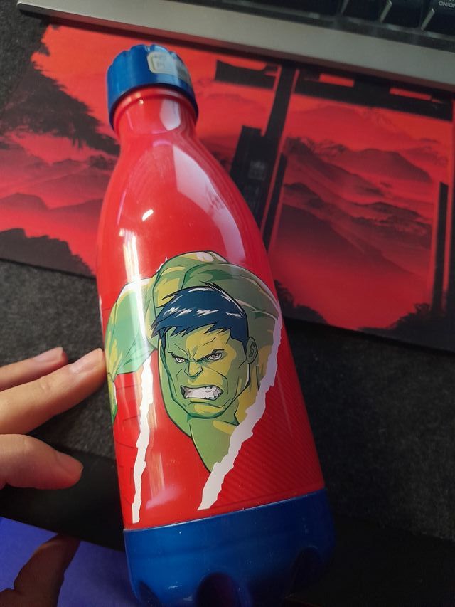 Botella Vengadores Capitán América Plástico