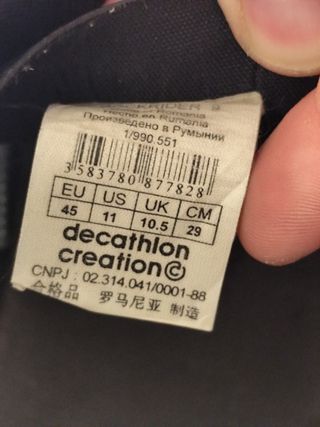 Zapatillas Rockrider 9 Decathlon Montaña Talla 45