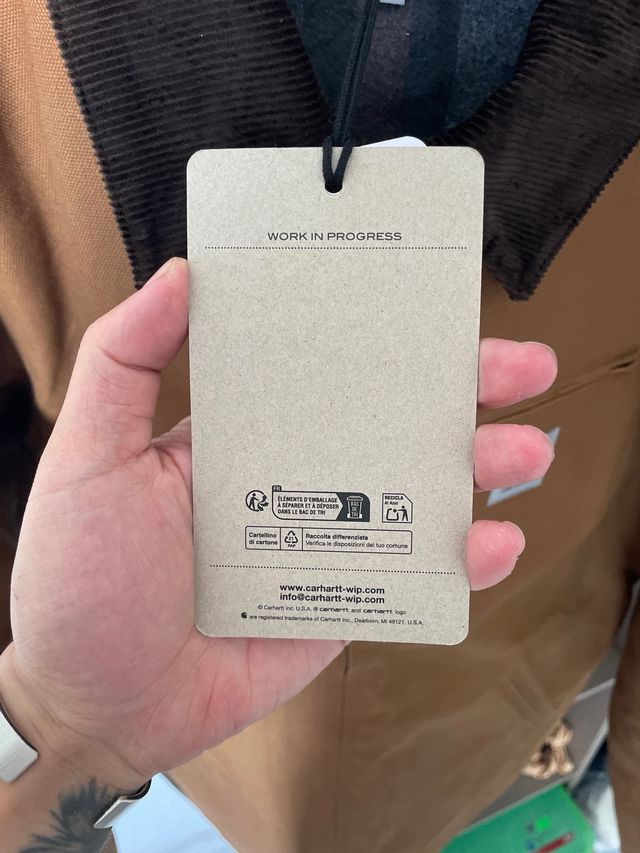 Chaqueta Carhartt Talla XL Marrón