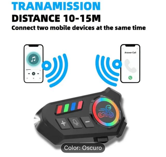 Altavoces Casco Moto 40H Batería