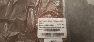 Pantalón Técnico Militar Interior Talla M