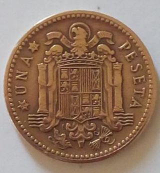 MONEDA 1 PESETA ESPAÑA.1947.*51*.