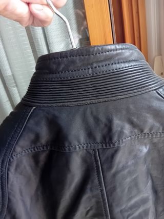 Giubbotto uomo pelle Calvin Klein nero
