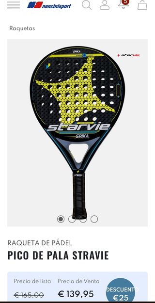 Raqueta Padel Starvie Spika Dynamic