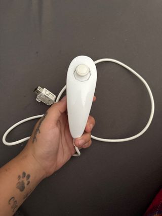 Mando Wii Nintendo Nunchuk Blanco