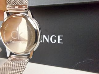 Reloj Calvin Klein Plata y Blanco