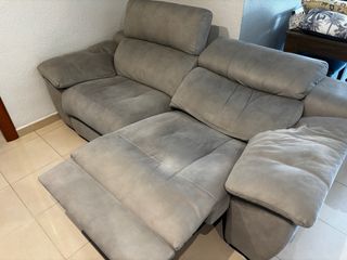 Sofás 3 y 2 plazas gris