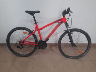 Bicicleta Rockrider 340 MTB 21v Roja