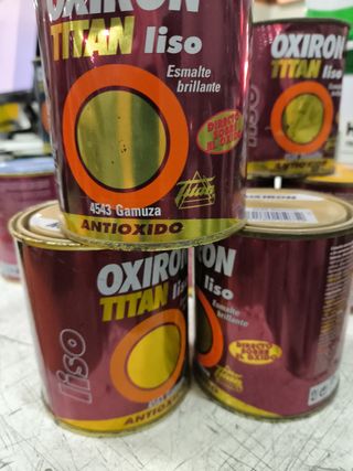Lote 3x375ml Oxiron Liso Antioxido Gamuza
