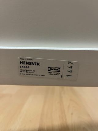 Cuna Ikea Hensvik + Colchón y Fundas