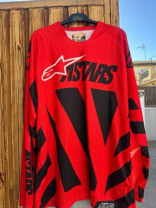 Conjunto Motocross Alpinestars Rojo y Negro