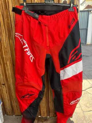 Conjunto Motocross Alpinestars Rojo y Negro