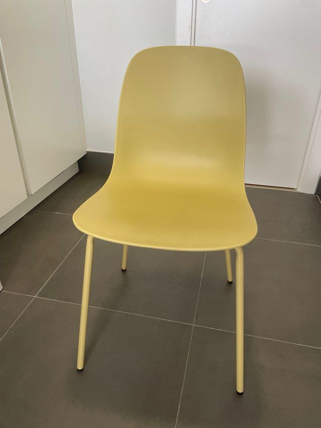 4 Sillas Cocina Mostaza