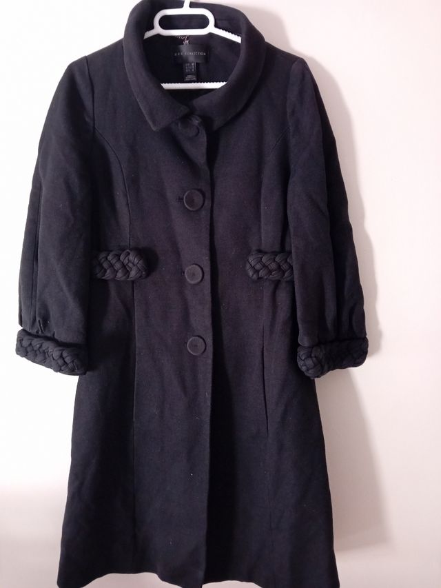 Abrigo negro MNG COLLECTION