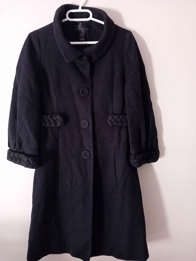 Abrigo negro MNG COLLECTION