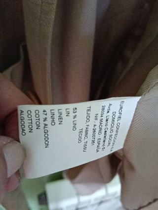 Americana Lino Beige Pierre Cardin con bolsillos