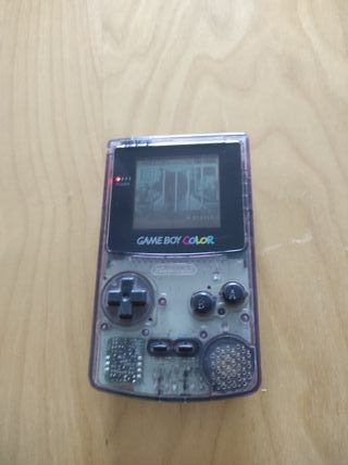 Game Boy Color Morado Transparente