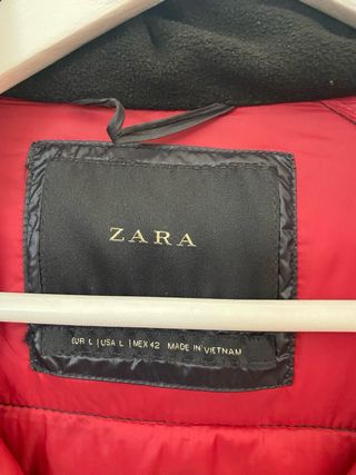 Plumas Zara con capucha