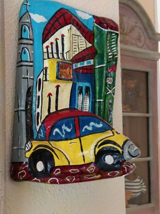 ANTIGUO CUADRO DE CUBA EN RELIEVE 