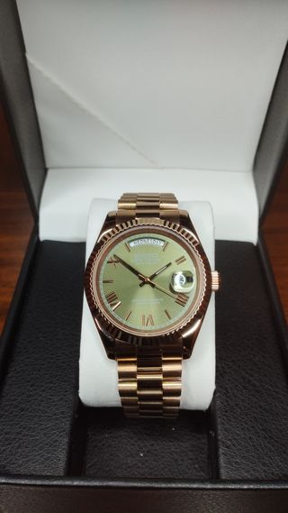 Reloj Seiko Mod Daydate Presidential Rose Gold 
