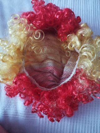 Peluca España Roja y Amarilla
