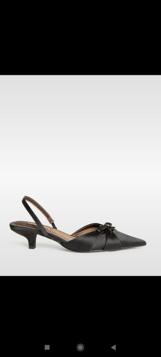 Zapato destalonado Corina negro