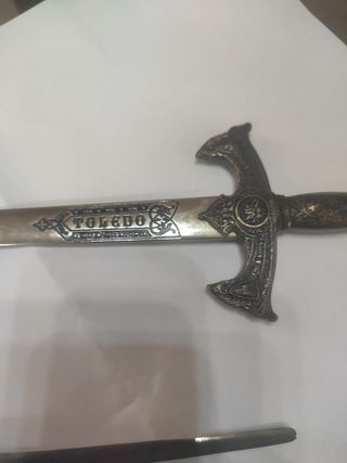 Lote de 2 espadas decorativas antiguas