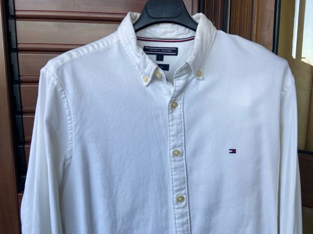 Tommy Hilfiger camicia uomo bianca
