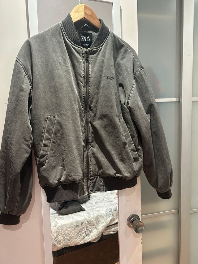 Bomber niño Zara efecto lavada