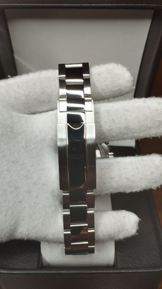 Reloj Seiko Mod Daytona Oyster Negro y Gris Darth