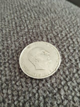 Moneda 100 Pesetas 1966 Francisco Franco
