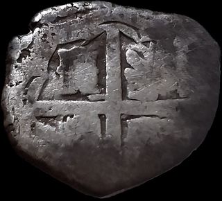 1 Real Felipe III Macuquina Plata