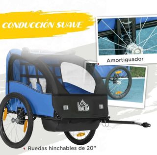 Remolque bici niños +18 meses
