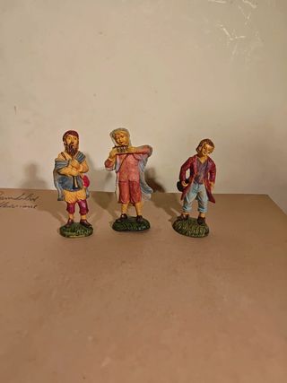3 statuine musicisti presepe natale