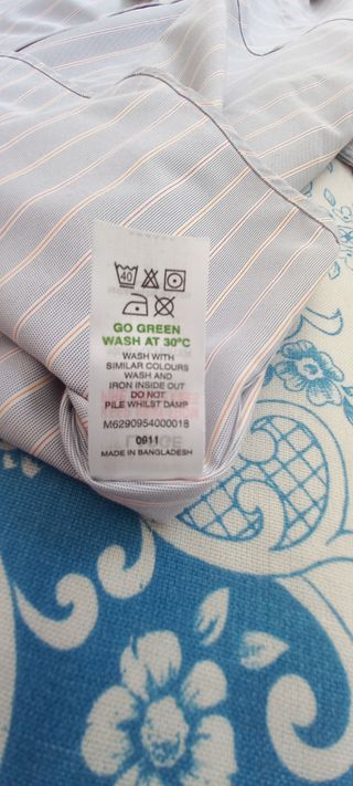 Camisa de vestir masculina clásica Talla L