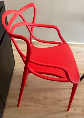 Silla moderna salón/cocina negra
