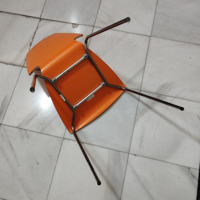 Silla Vilmar Ikea Naranja