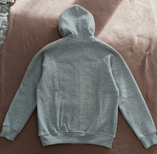 Sudadera Burberry Gris con Capucha y Cremallera