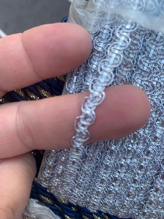 Passamaneria Cordoncino con filo dorato