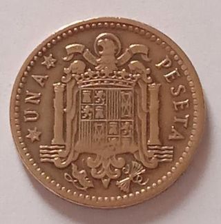 MONEDA 1 PESETA ESPAÑA.1953.*60*.ESCASA.