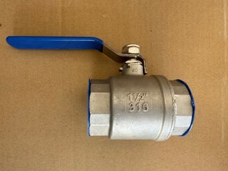 Válvula Bola Acero Inox 316 1 1/2