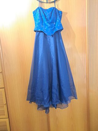 Vestido de fiesta azul