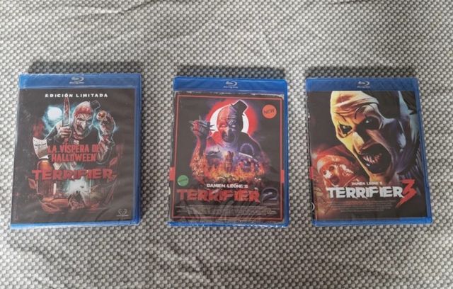 Colección Terrifier 4 peliculas bluray