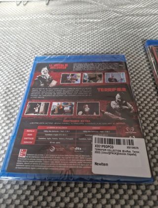 Colección Terrifier 4 peliculas bluray