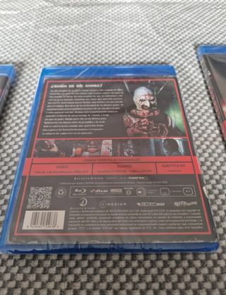 Colección Terrifier 4 peliculas bluray