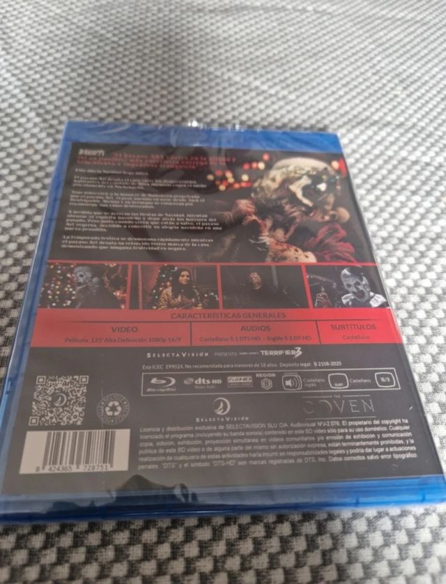 Colección Terrifier 4 peliculas bluray