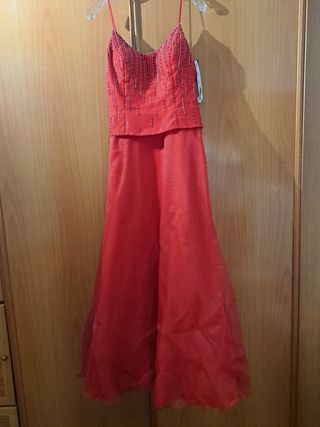 Vestido fiesta/boda rojo