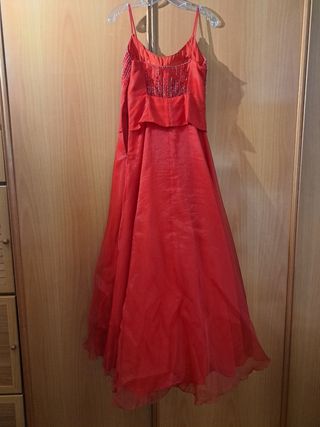 Vestido fiesta/boda rojo